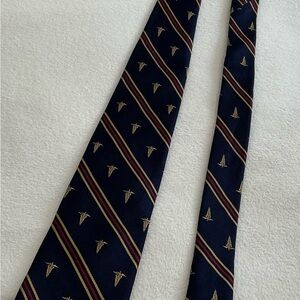 Ashford Brooks of London handmade silk Caduceus physician tie
